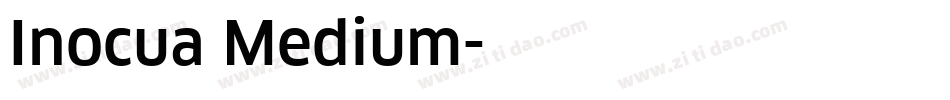 Inocua Medium字体转换